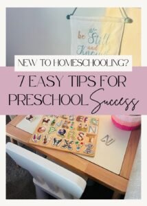 New to Homeschooling? 7 Easy Tips for Preschool Success